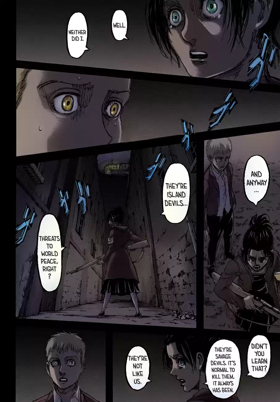 Shingeki no Kyojin (fan colored) Vol. 26 Ch. 105 Assassin's Bullet