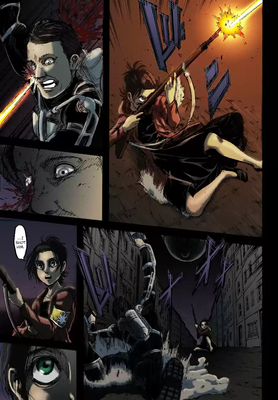 Shingeki no Kyojin (fan colored) Vol. 26 Ch. 105 Assassin's Bullet
