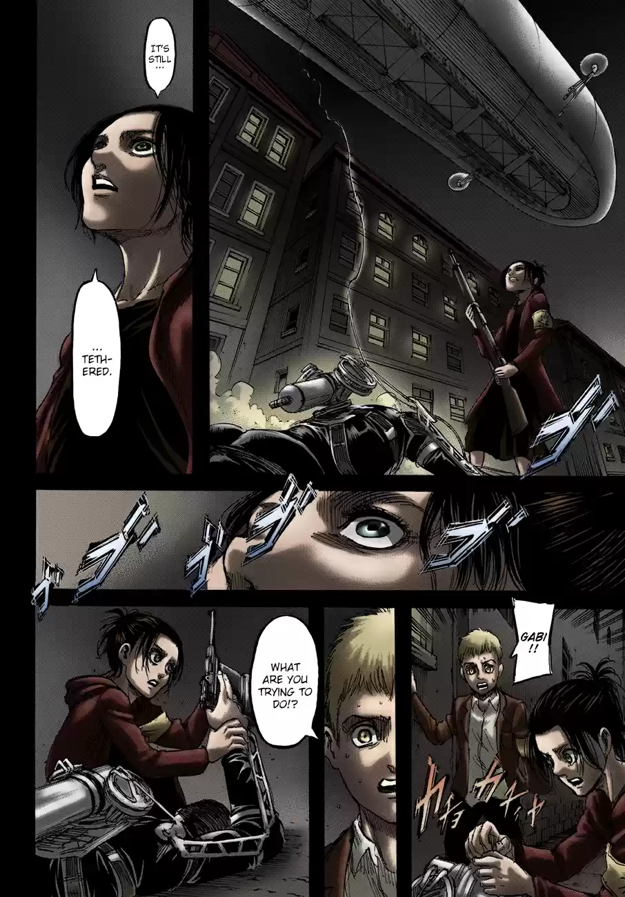 Shingeki no Kyojin (fan colored) Vol. 26 Ch. 105 Assassin's Bullet
