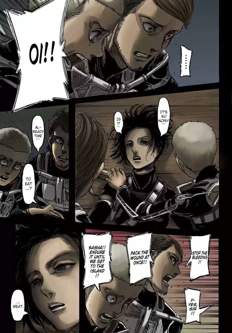 Shingeki no Kyojin (fan colored) Vol. 26 Ch. 105 Assassin's Bullet