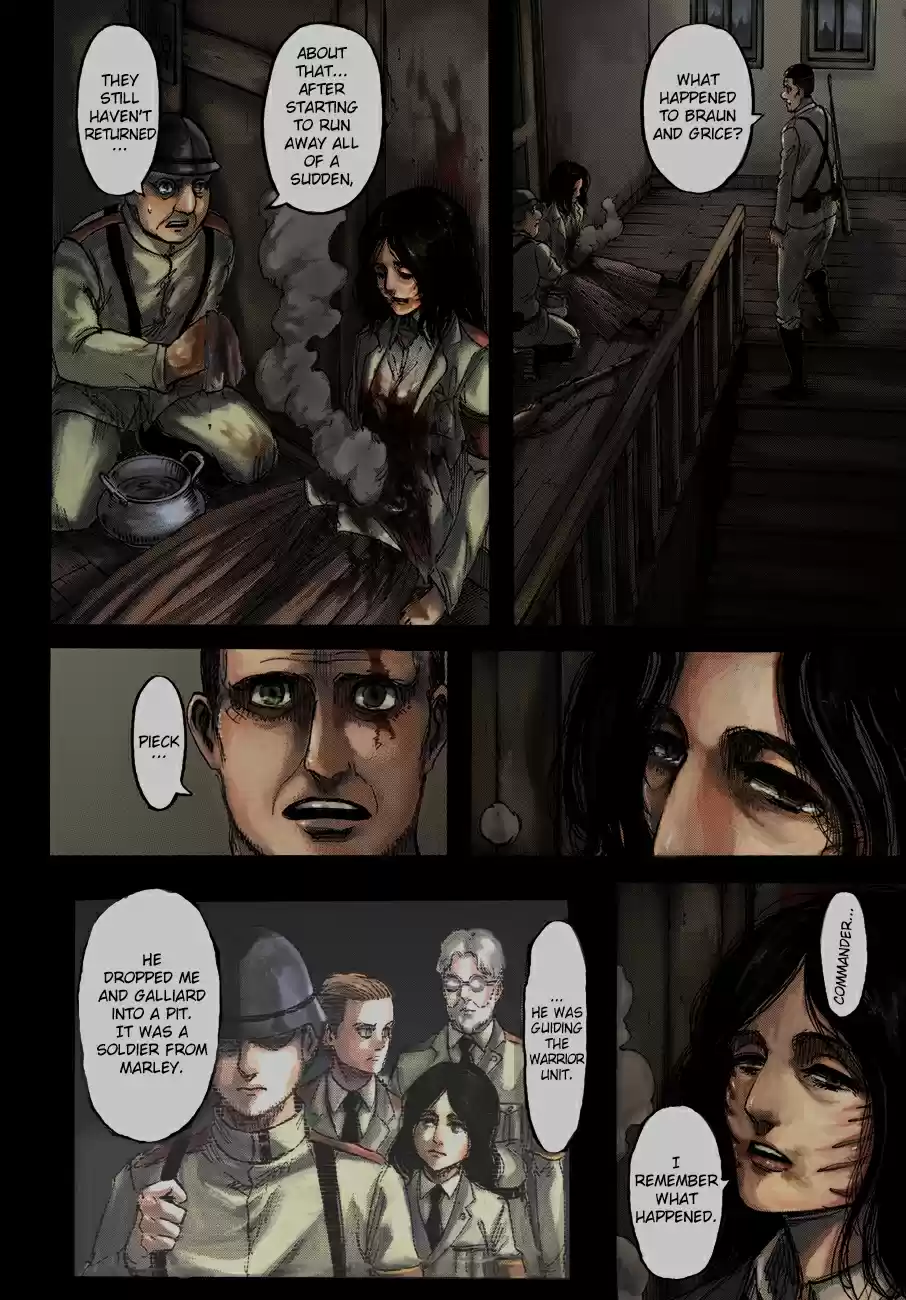 Shingeki no Kyojin (fan colored) Vol. 26 Ch. 105 Assassin's Bullet