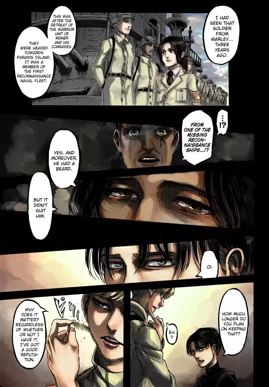 Shingeki no Kyojin (fan colored) Vol. 26 Ch. 105 Assassin's Bullet