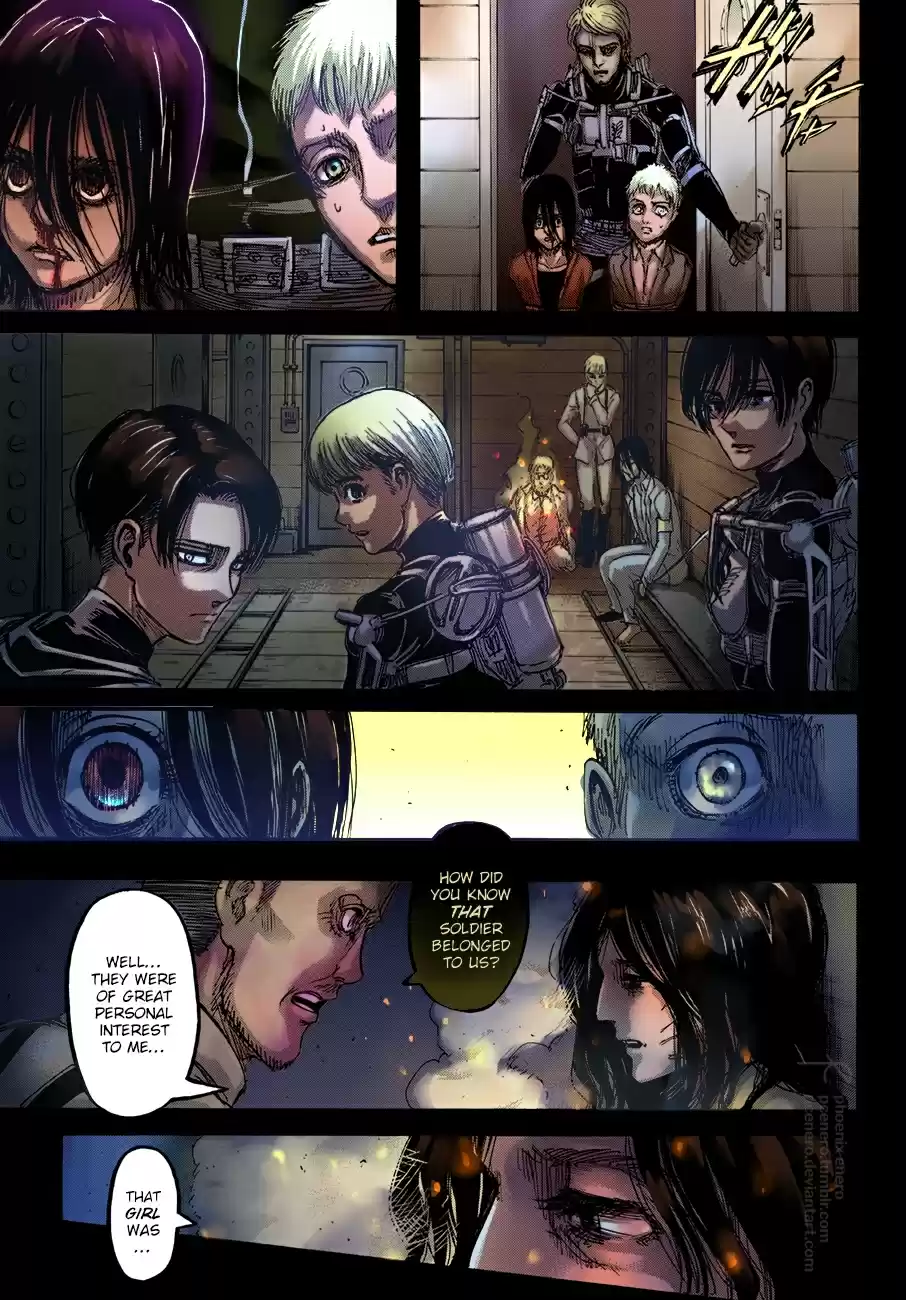 Shingeki no Kyojin (fan colored) Vol. 26 Ch. 105 Assassin's Bullet