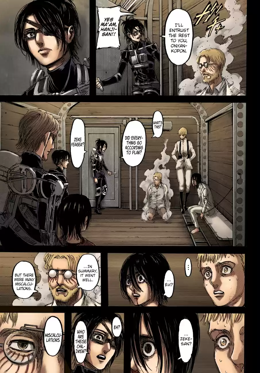 Shingeki no Kyojin (fan colored) Vol. 26 Ch. 105 Assassin's Bullet