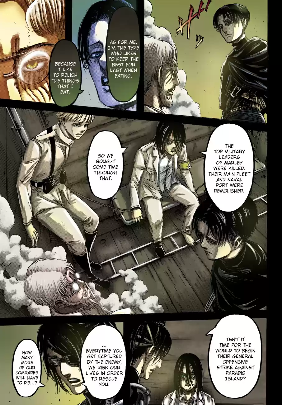Shingeki no Kyojin (fan colored) Vol. 26 Ch. 105 Assassin's Bullet