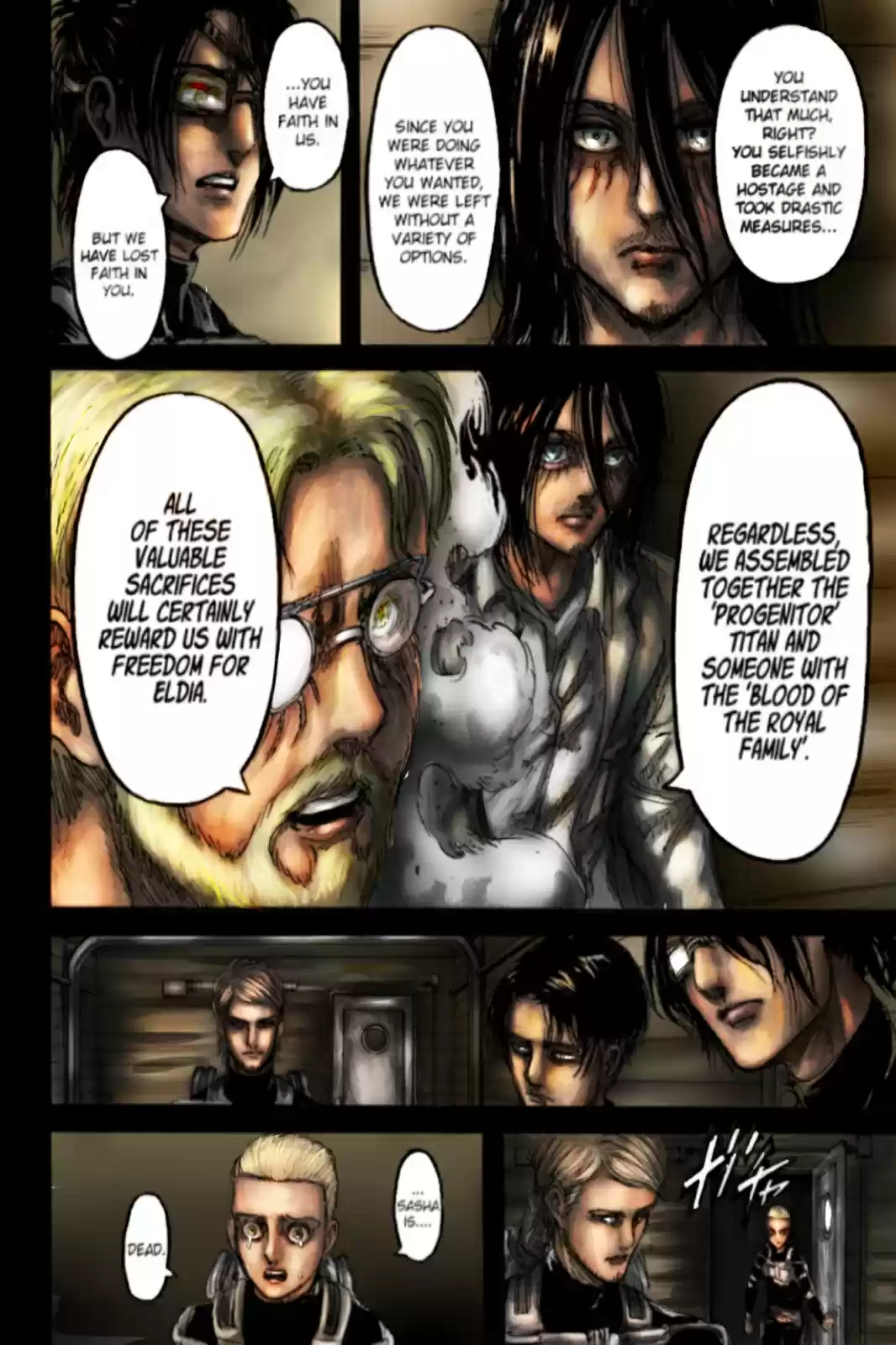 Shingeki no Kyojin (fan colored) Vol. 26 Ch. 105 Assassin's Bullet
