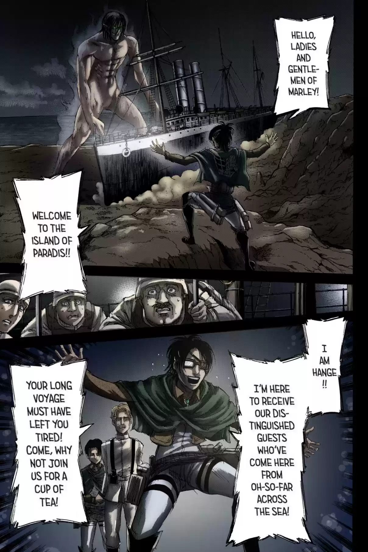 Shingeki no Kyojin (fan colored) Vol. 26 Ch. 106 Volunteers
