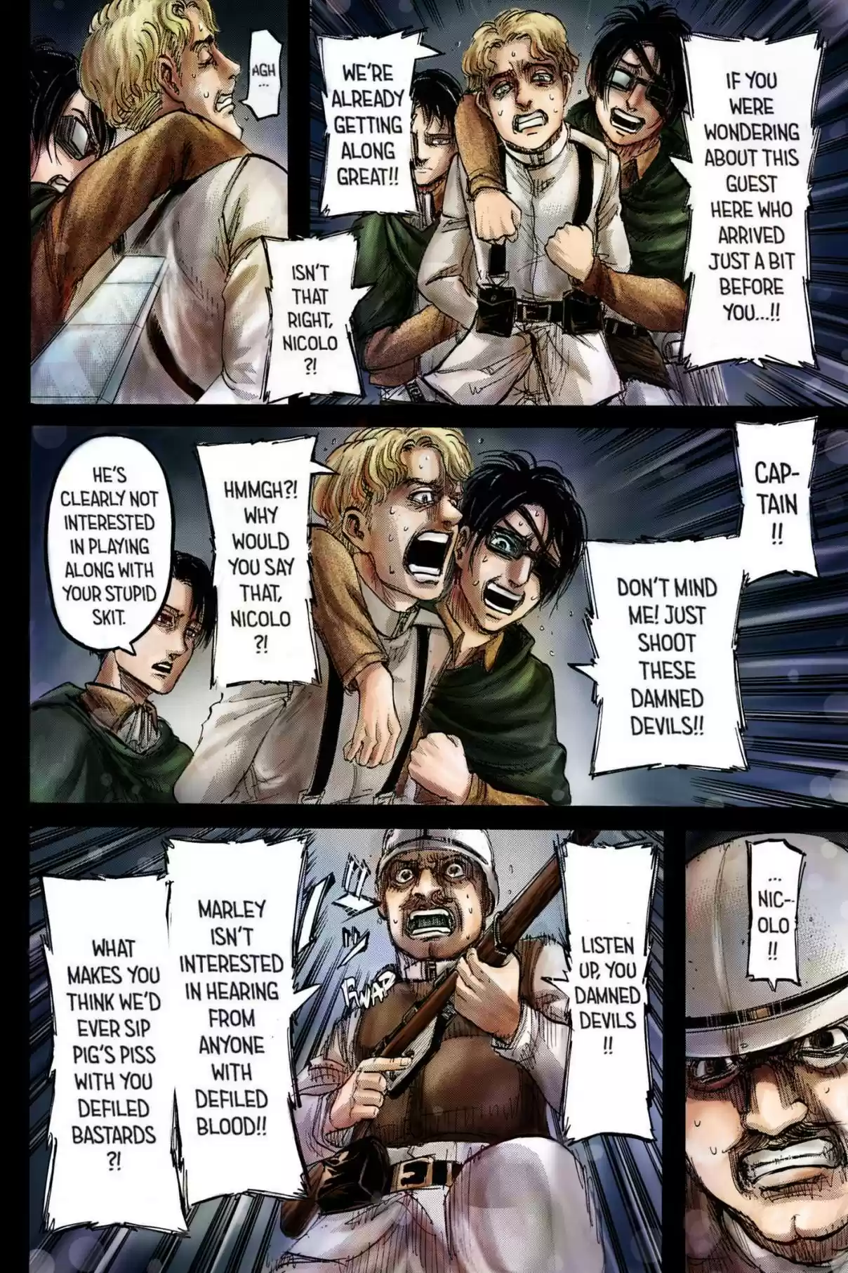 Shingeki no Kyojin (fan colored) Vol. 26 Ch. 106 Volunteers