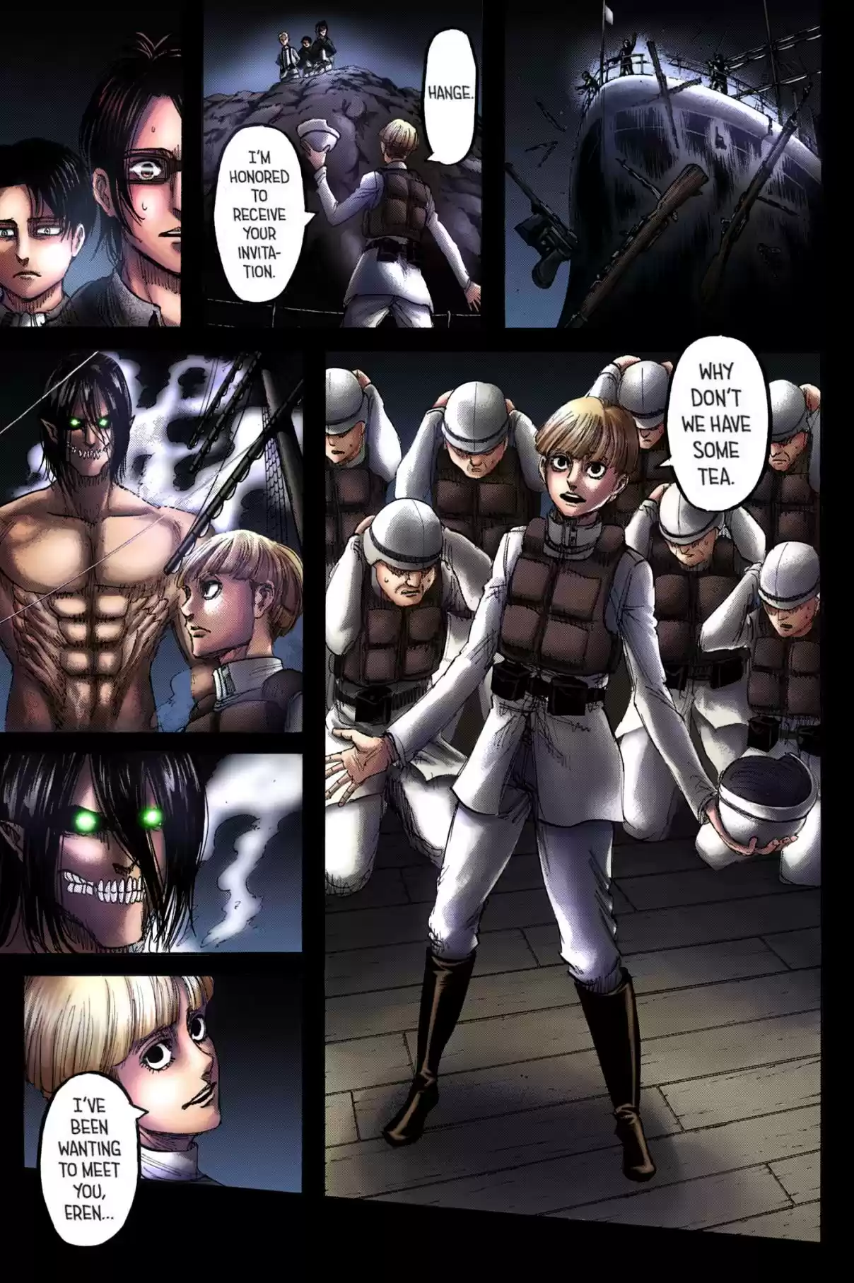 Shingeki no Kyojin (fan colored) Vol. 26 Ch. 106 Volunteers