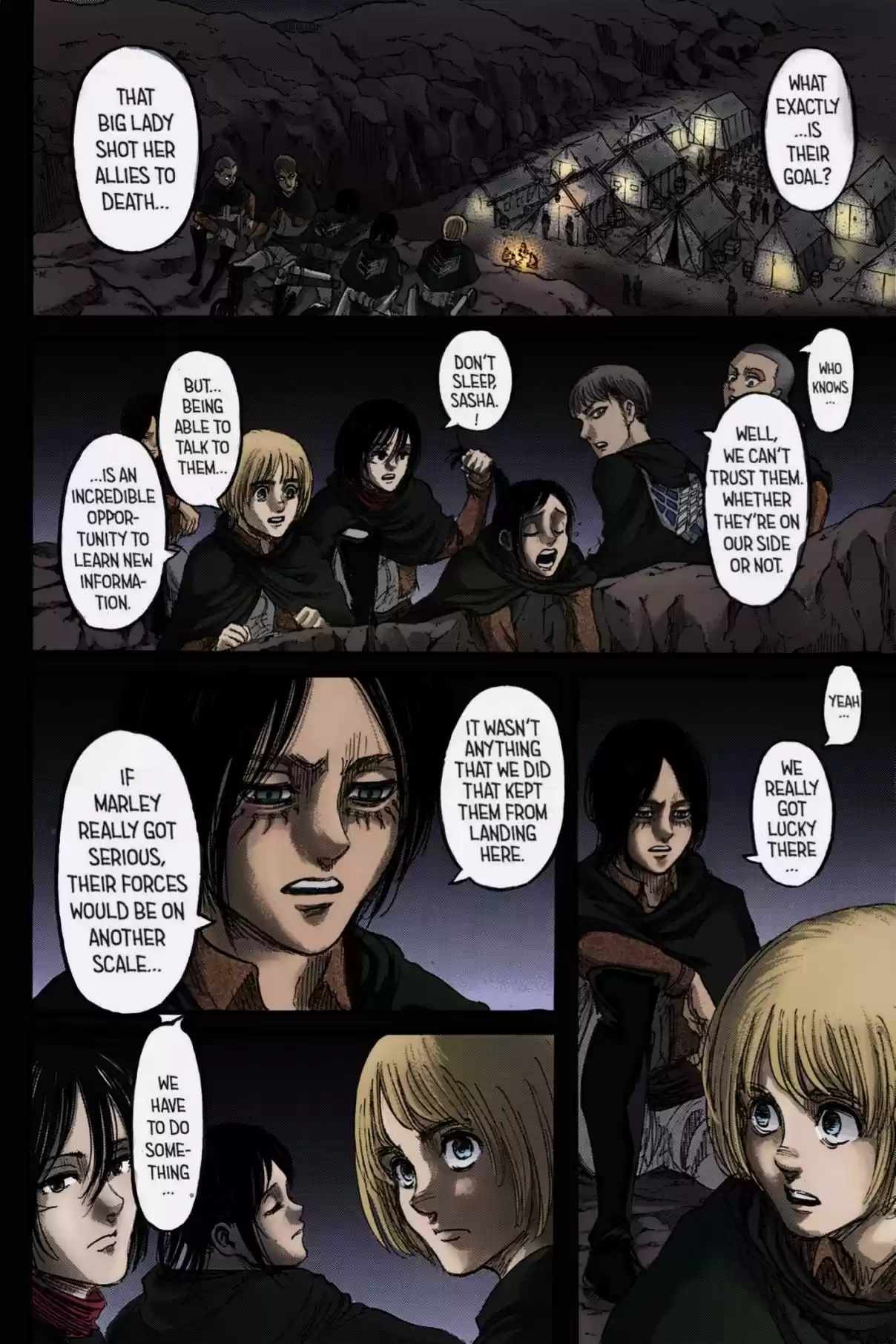 Shingeki no Kyojin (fan colored) Vol. 26 Ch. 106 Volunteers