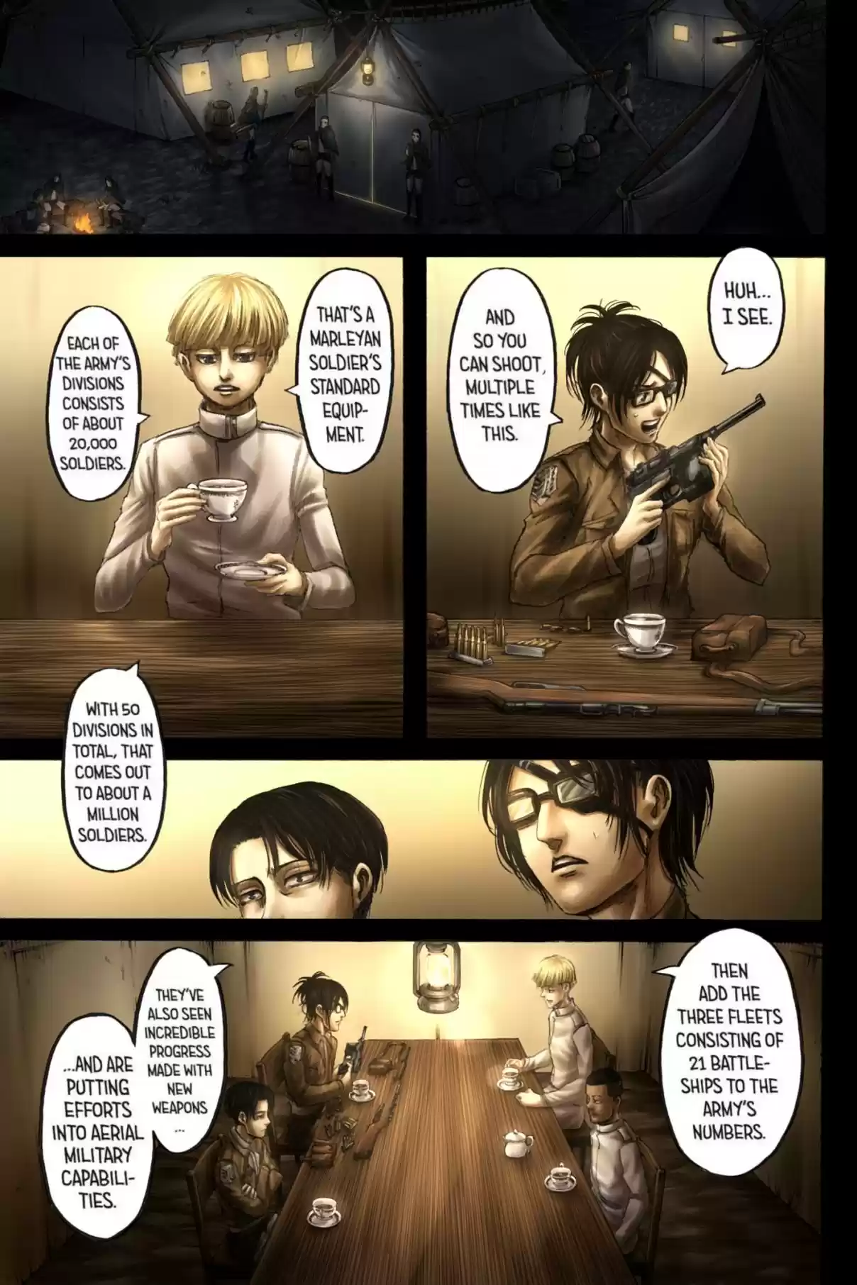 Shingeki no Kyojin (fan colored) Vol. 26 Ch. 106 Volunteers