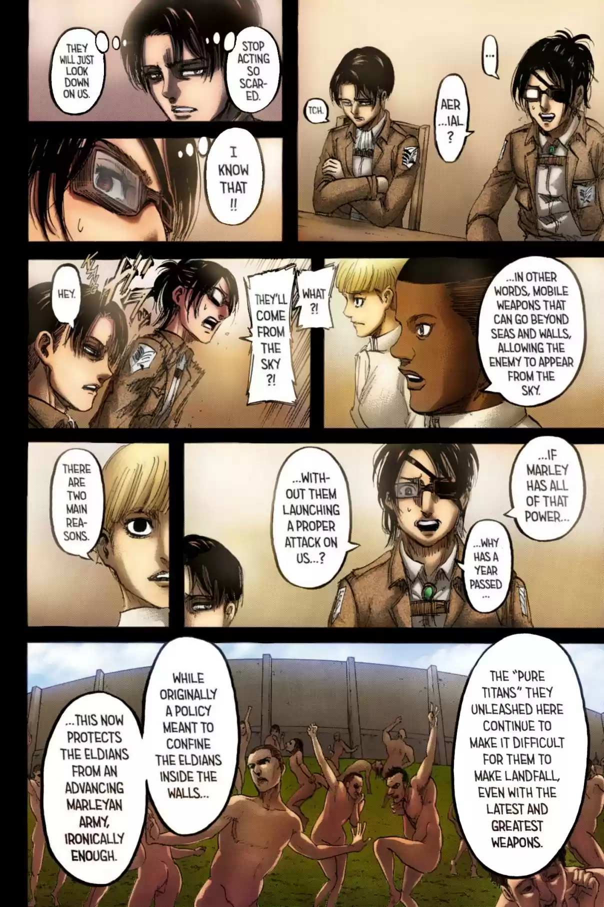 Shingeki no Kyojin (fan colored) Vol. 26 Ch. 106 Volunteers
