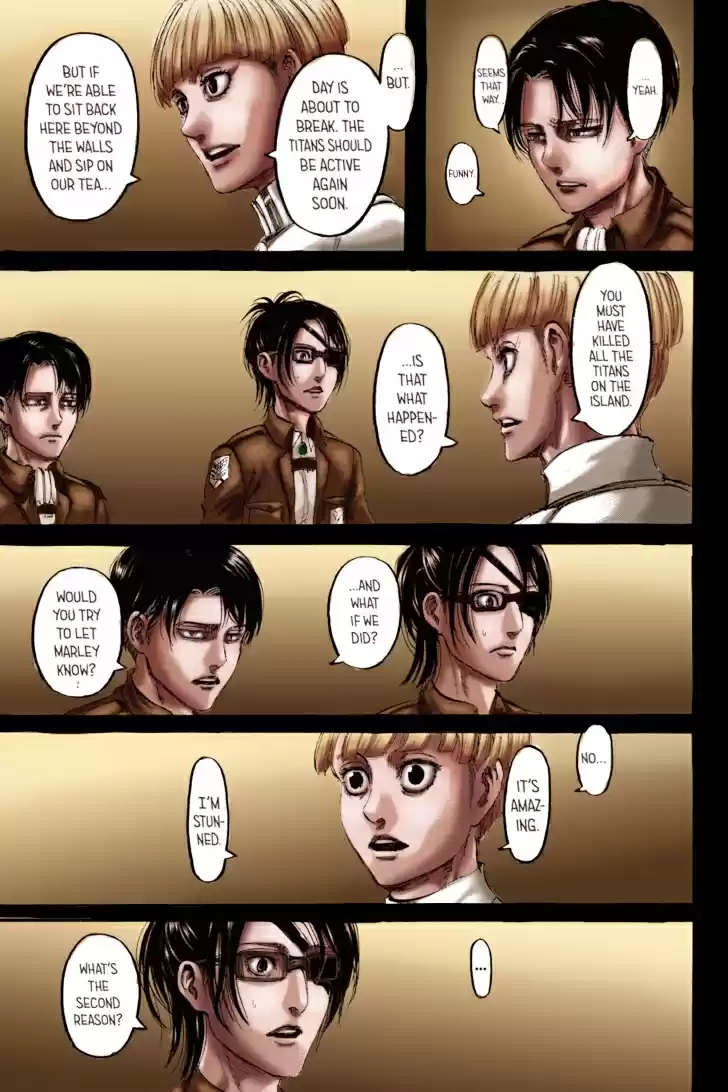 Shingeki no Kyojin (fan colored) Vol. 26 Ch. 106 Volunteers