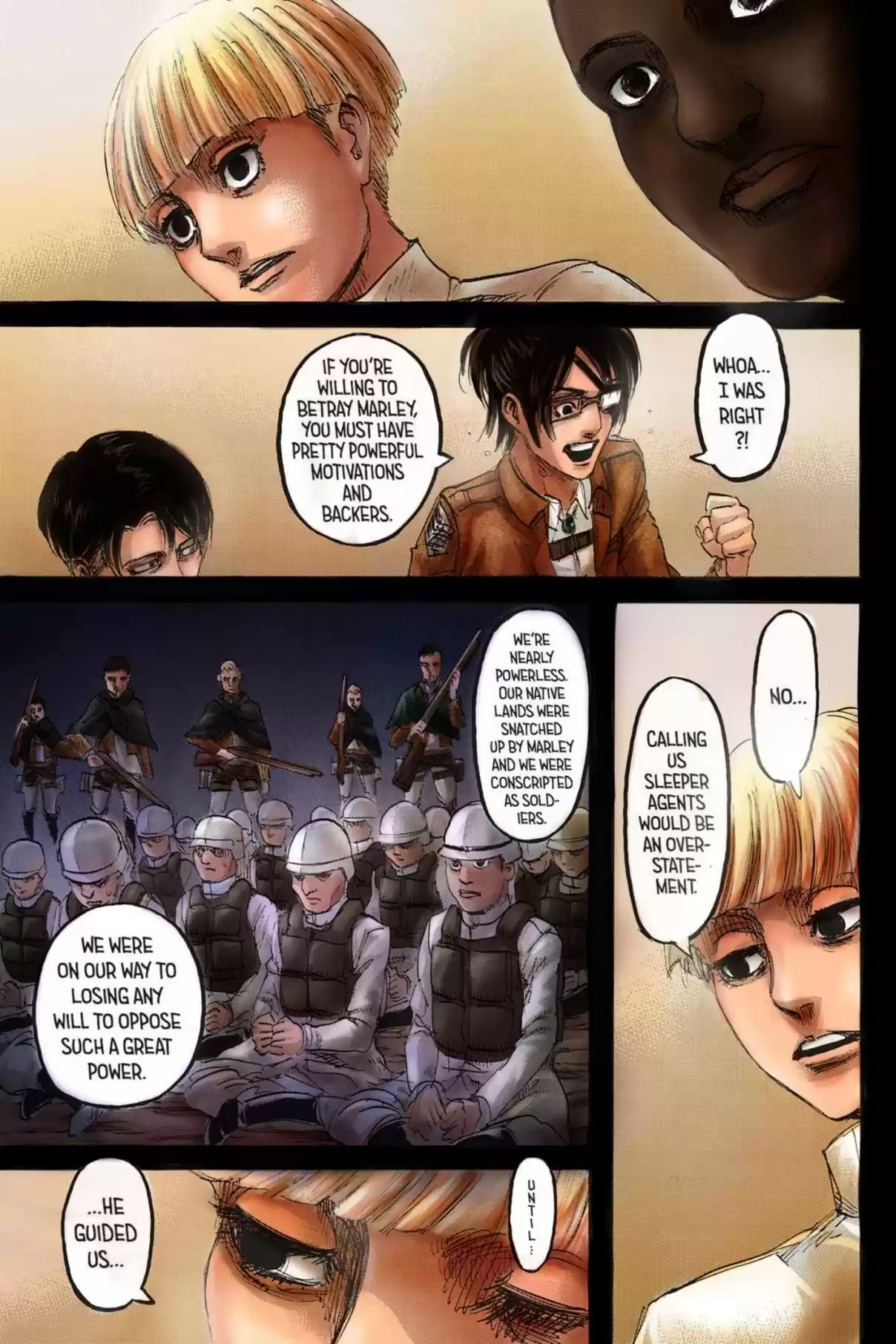 Shingeki no Kyojin (fan colored) Vol. 26 Ch. 106 Volunteers