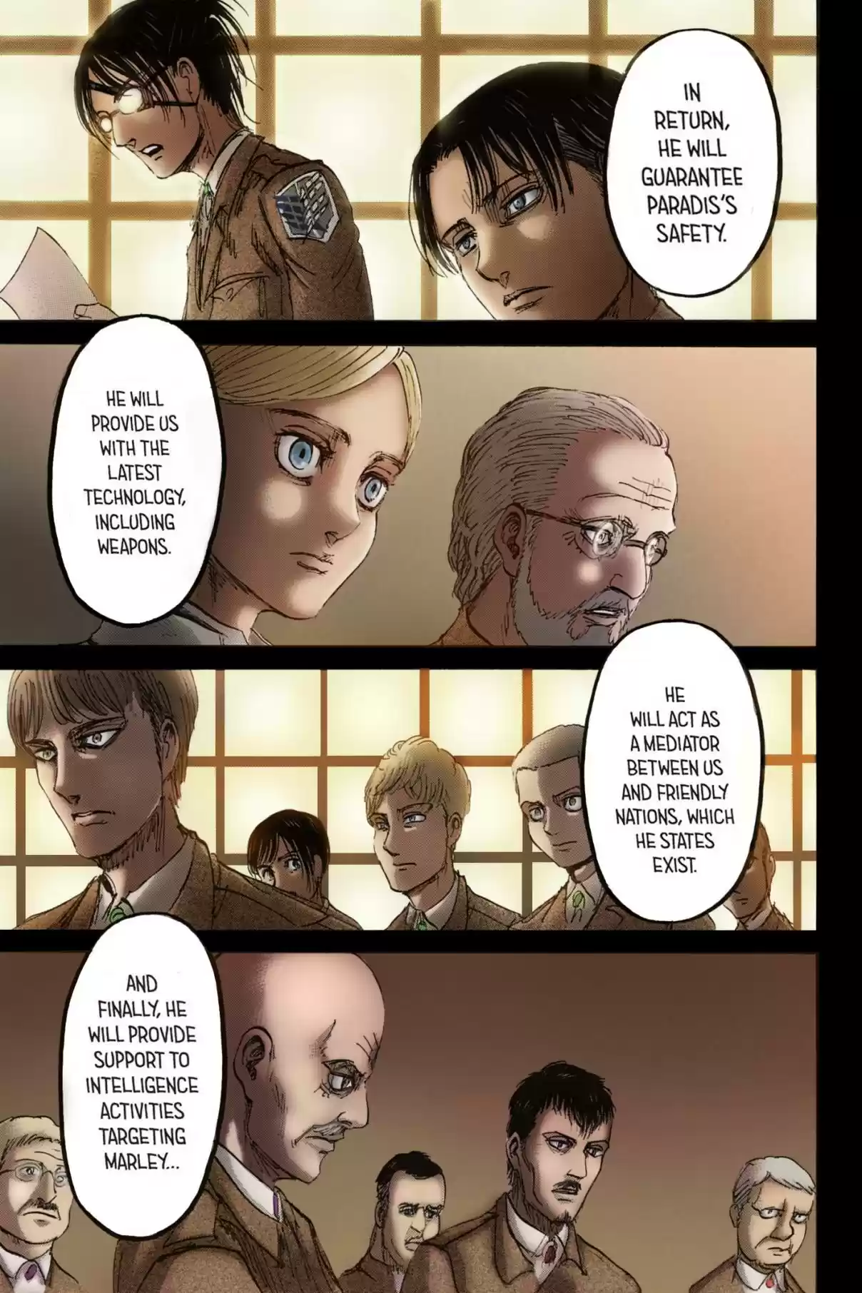 Shingeki no Kyojin (fan colored) Vol. 26 Ch. 106 Volunteers