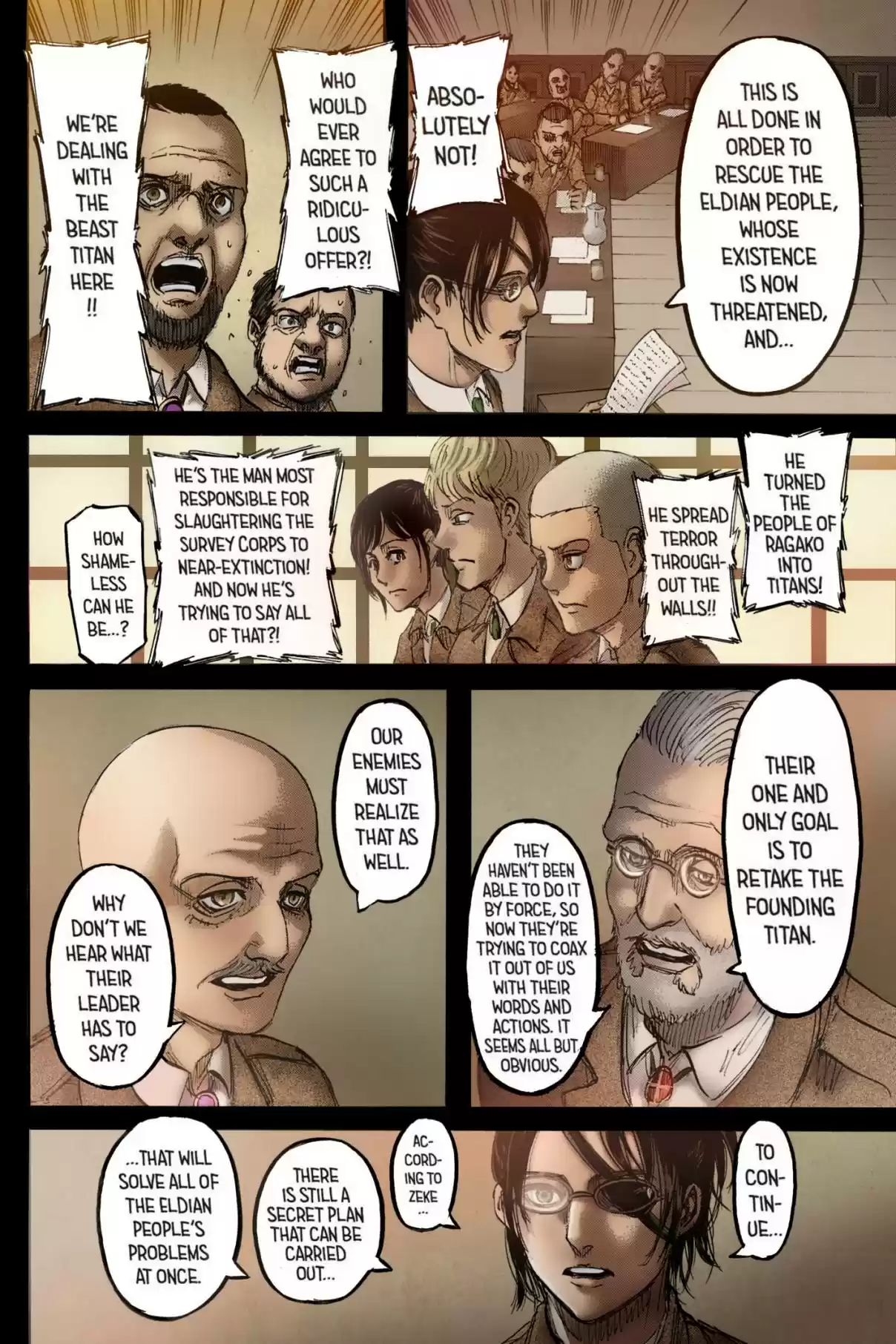 Shingeki no Kyojin (fan colored) Vol. 26 Ch. 106 Volunteers