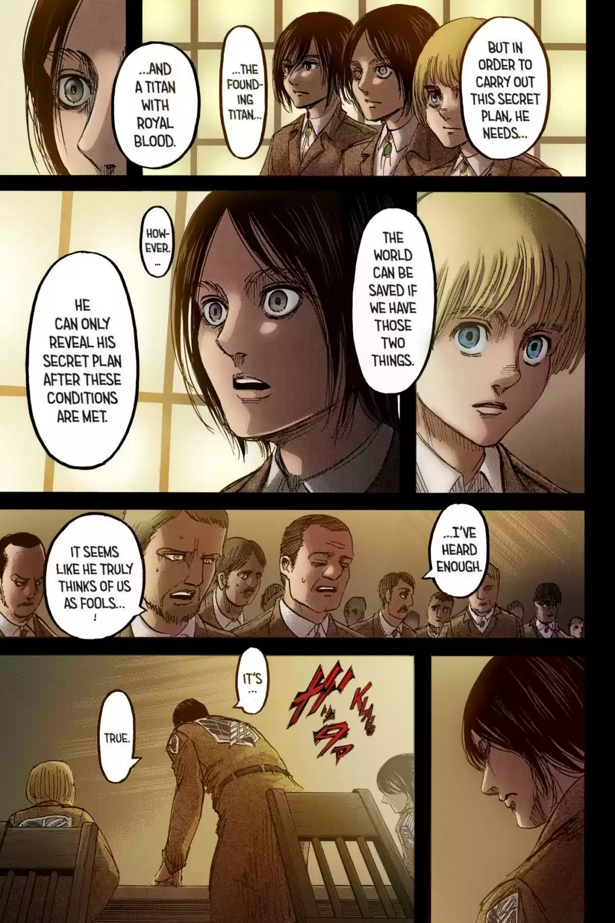 Shingeki no Kyojin (fan colored) Vol. 26 Ch. 106 Volunteers