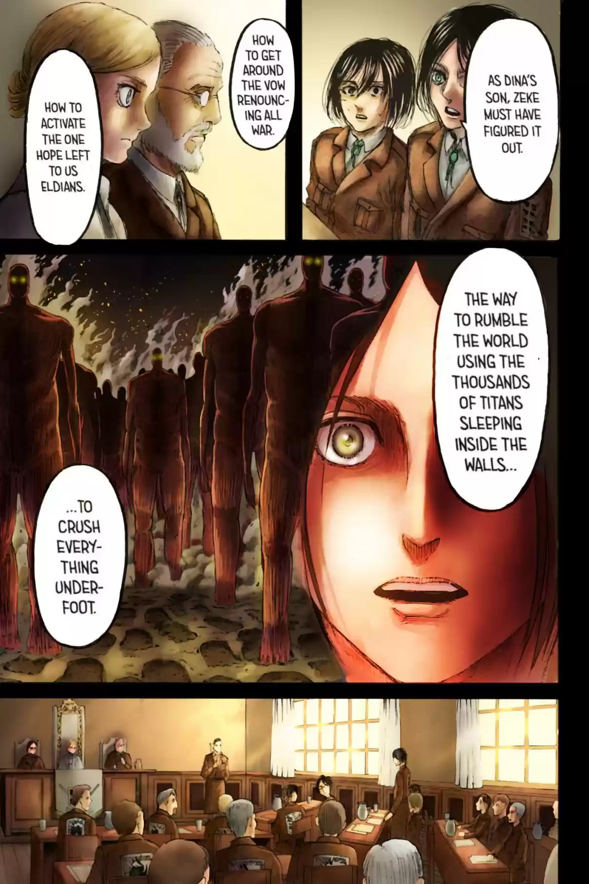 Shingeki no Kyojin (fan colored) Vol. 26 Ch. 106 Volunteers