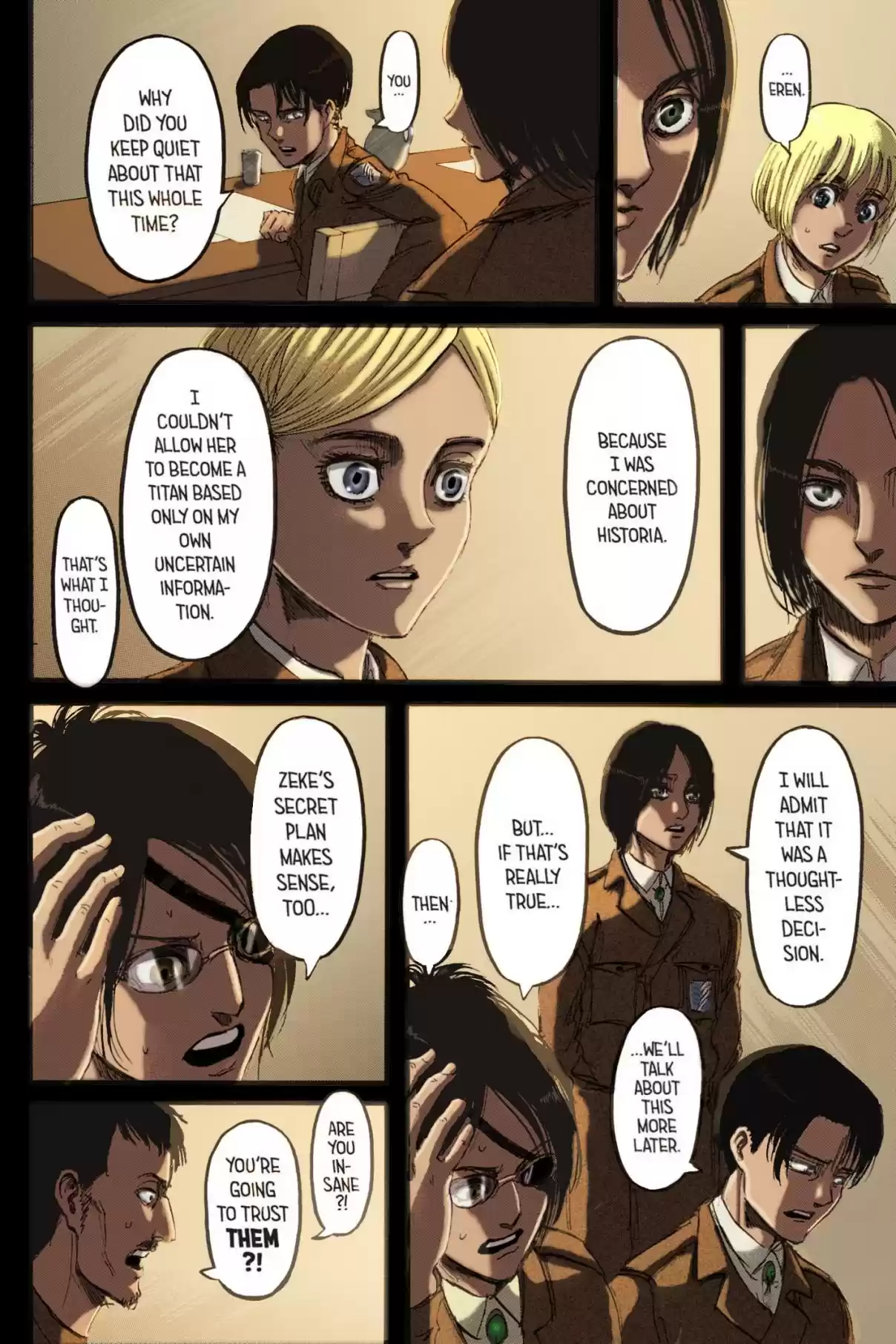 Shingeki no Kyojin (fan colored) Vol. 26 Ch. 106 Volunteers