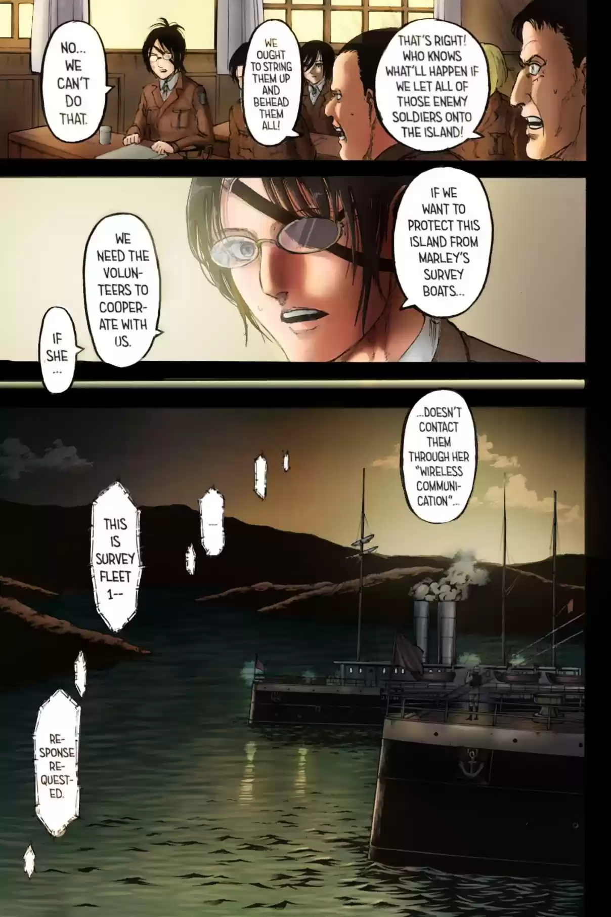 Shingeki no Kyojin (fan colored) Vol. 26 Ch. 106 Volunteers