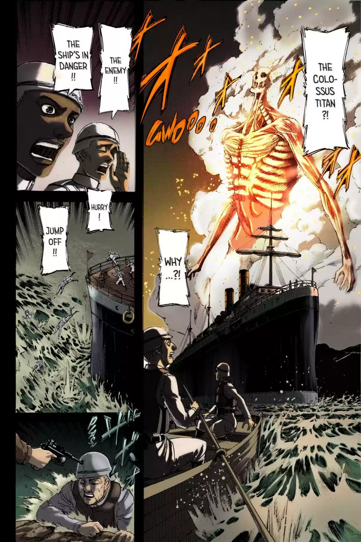 Shingeki no Kyojin (fan colored) Vol. 26 Ch. 106 Volunteers