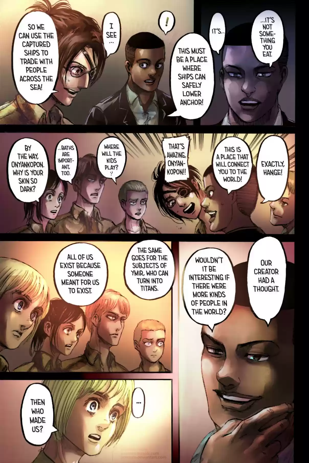 Shingeki no Kyojin (fan colored) Vol. 26 Ch. 106 Volunteers