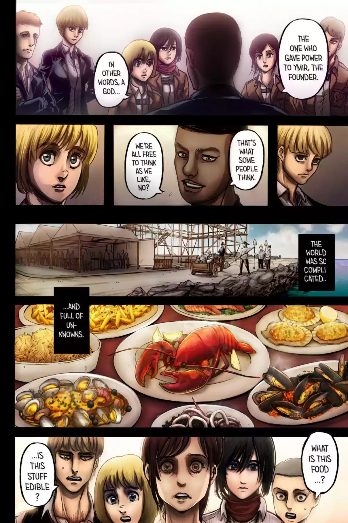 Shingeki no Kyojin (fan colored) Vol. 26 Ch. 106 Volunteers