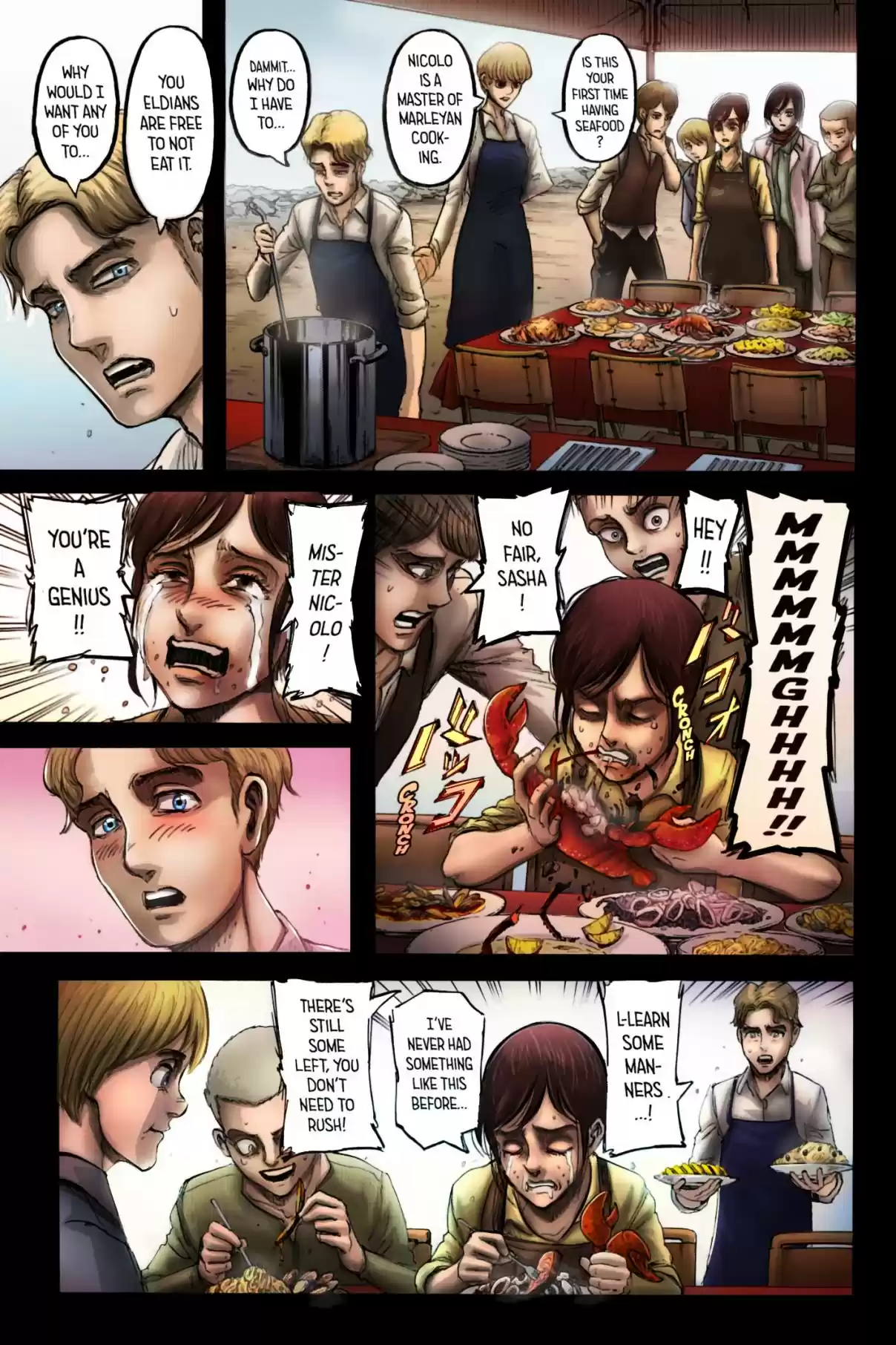 Shingeki no Kyojin (fan colored) Vol. 26 Ch. 106 Volunteers