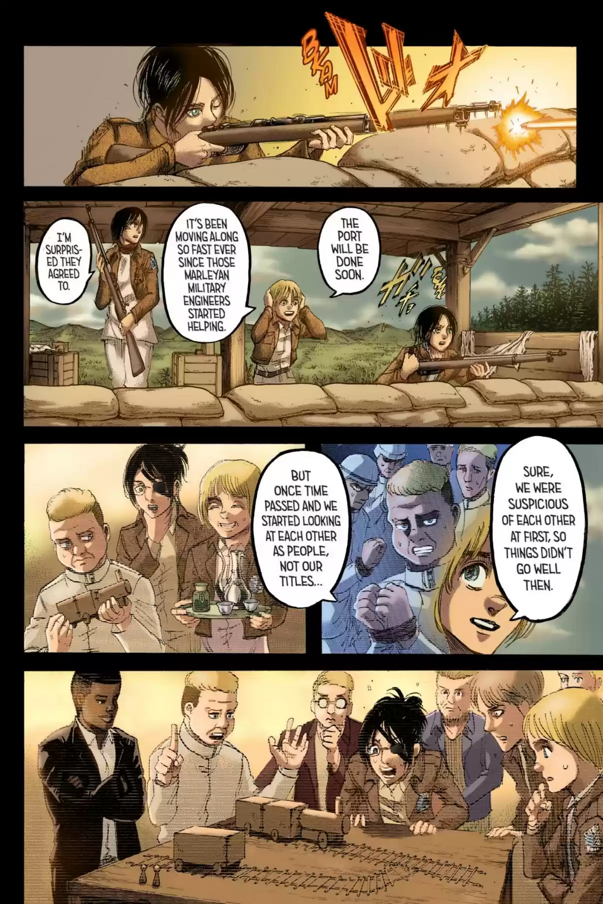 Shingeki no Kyojin (fan colored) Vol. 26 Ch. 106 Volunteers
