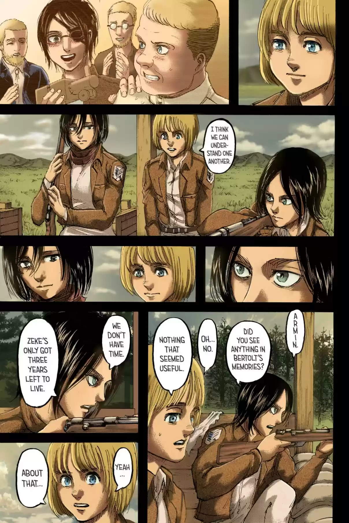 Shingeki no Kyojin (fan colored) Vol. 26 Ch. 106 Volunteers