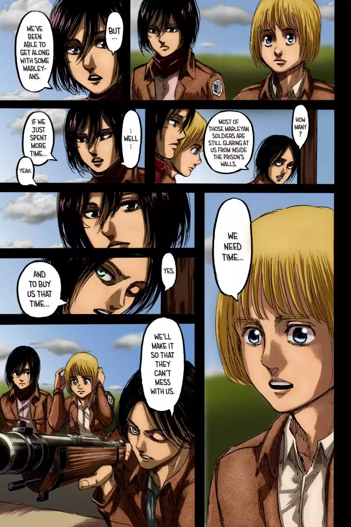 Shingeki no Kyojin (fan colored) Vol. 26 Ch. 106 Volunteers