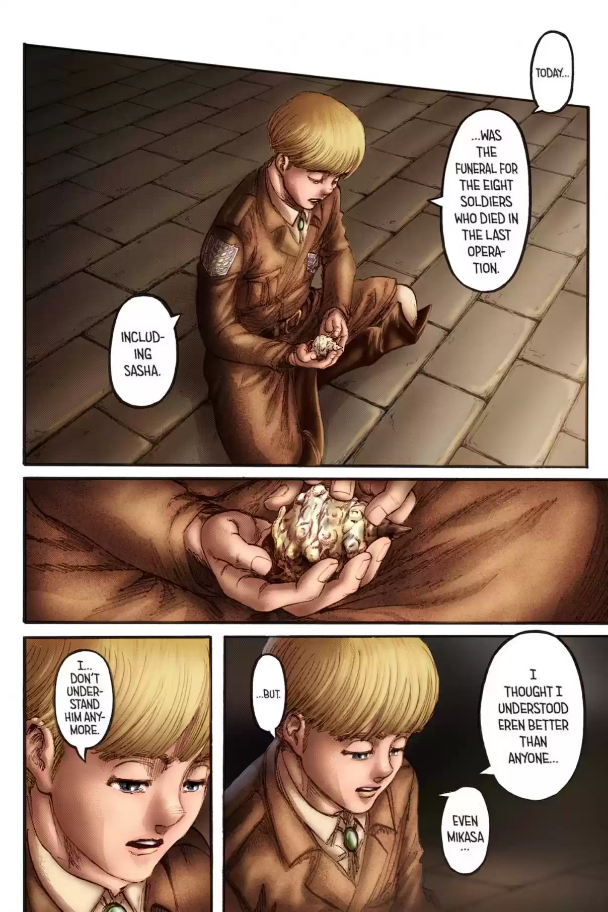 Shingeki no Kyojin (fan colored) Vol. 26 Ch. 106 Volunteers