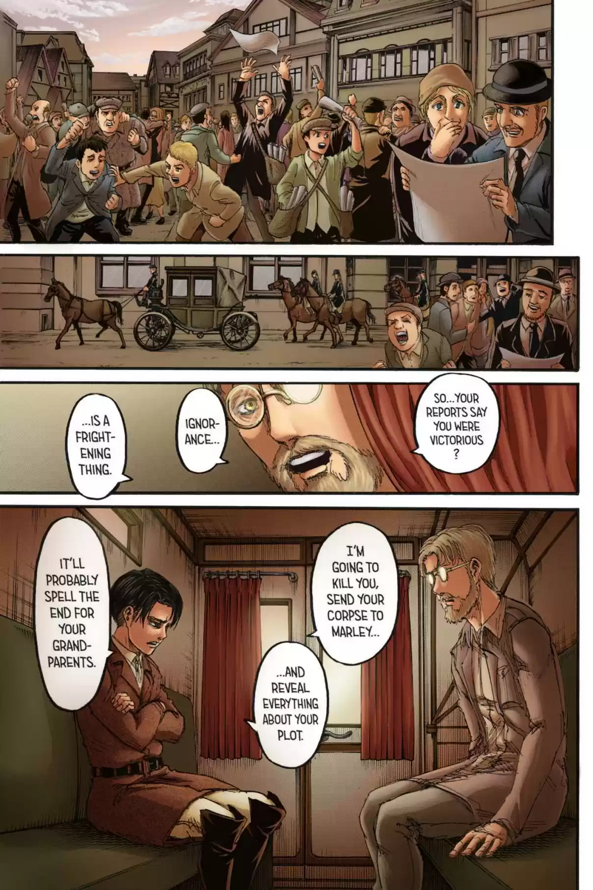Shingeki no Kyojin (fan colored) Vol. 26 Ch. 106 Volunteers