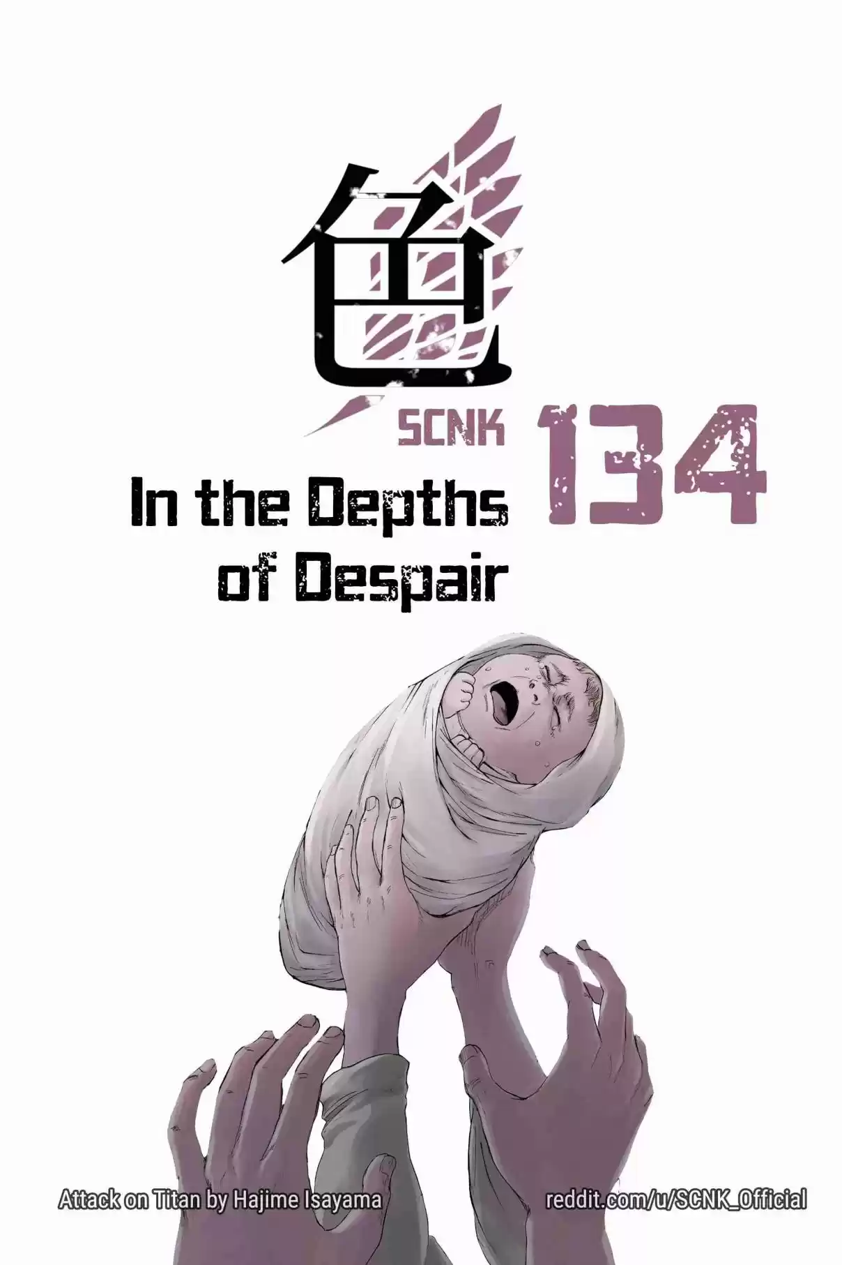 Shingeki no Kyojin (Fan Colored) Vol. 34 Ch. 134 In the Depths of Despair