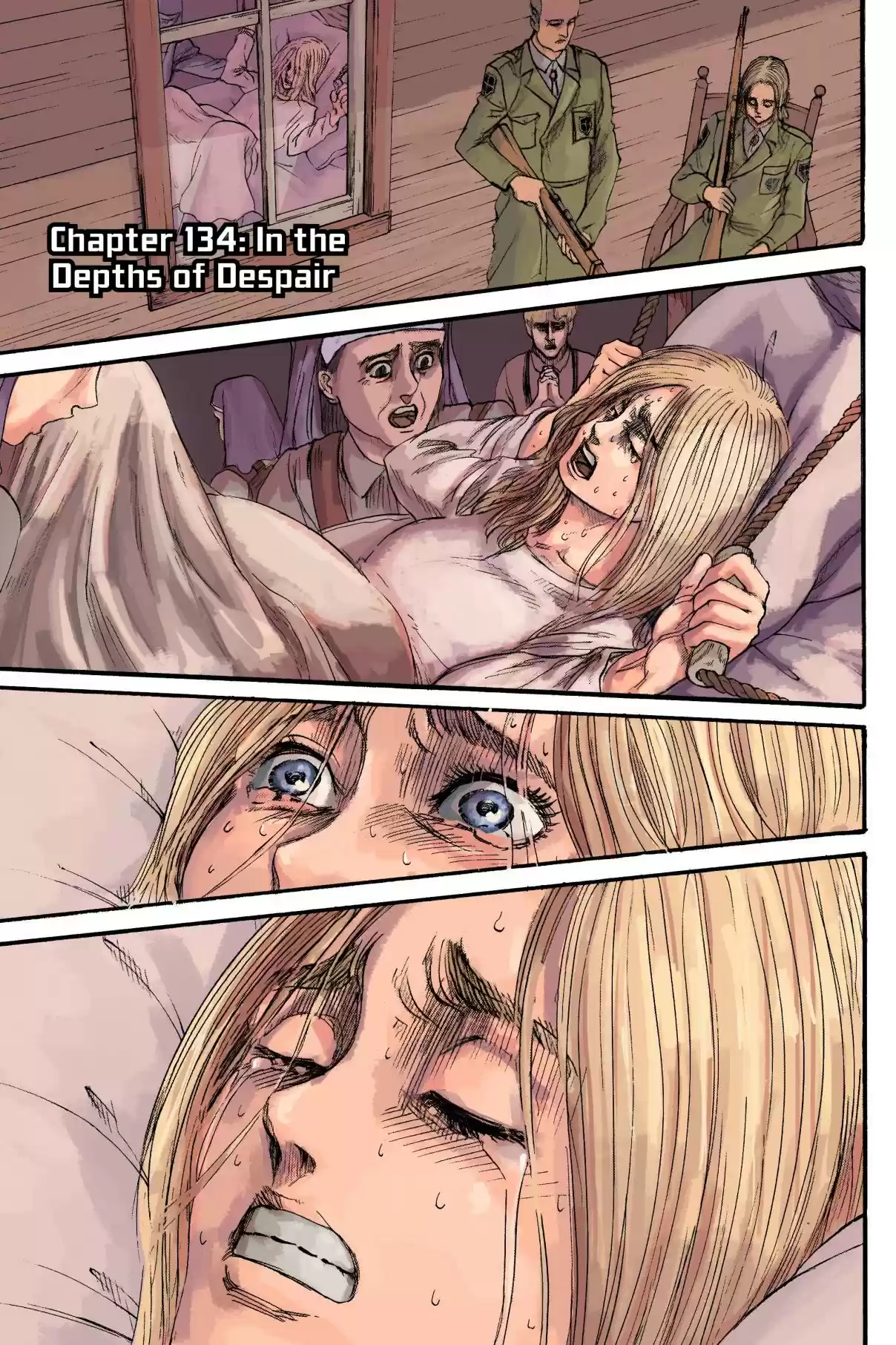 Shingeki no Kyojin (Fan Colored) Vol. 34 Ch. 134 In the Depths of Despair