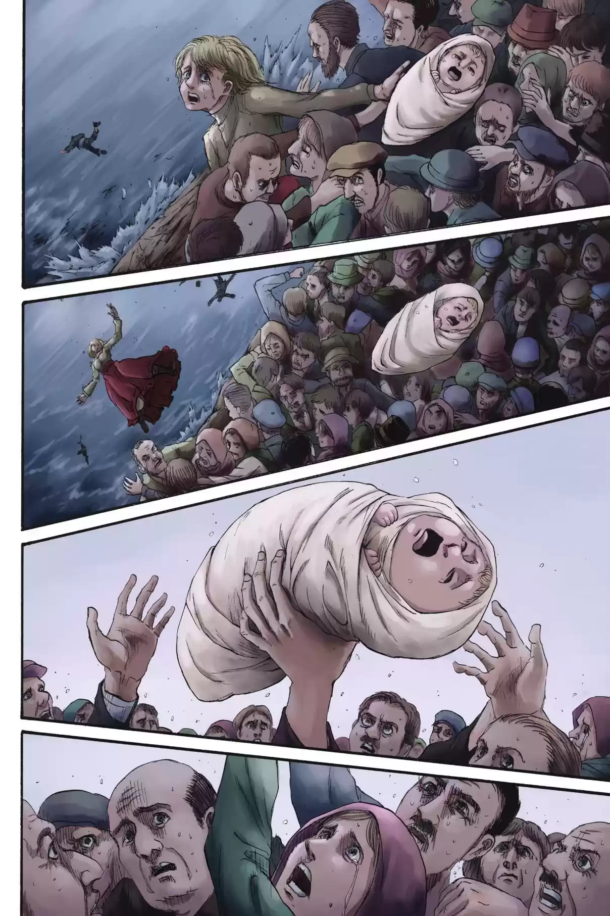 Shingeki no Kyojin (Fan Colored) Vol. 34 Ch. 134 In the Depths of Despair
