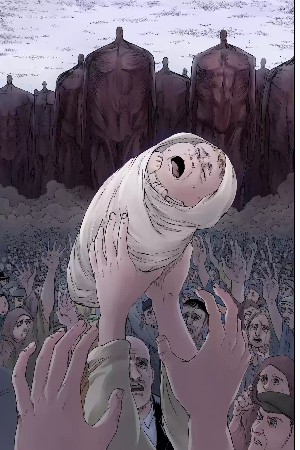 Shingeki no Kyojin (Fan Colored) Vol. 34 Ch. 134 In the Depths of Despair