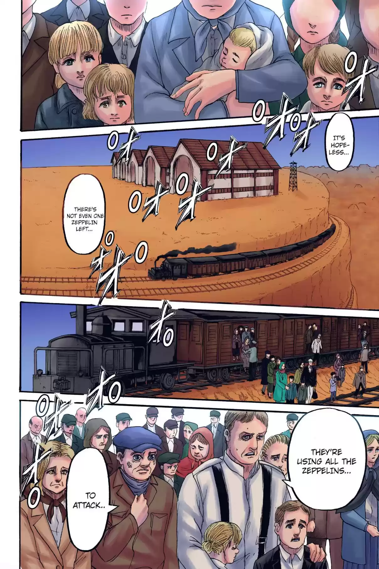 Shingeki no Kyojin (Fan Colored) Vol. 34 Ch. 134 In the Depths of Despair