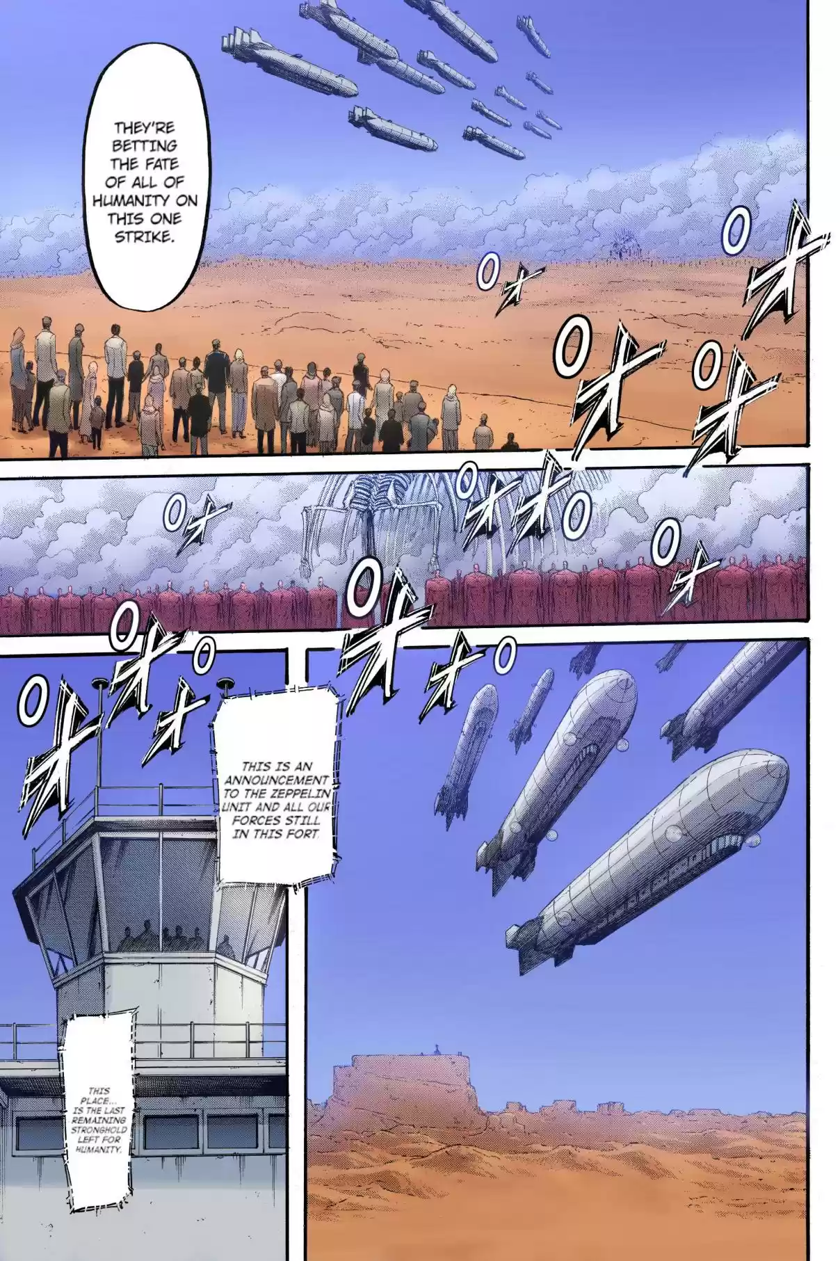 Shingeki no Kyojin (Fan Colored) Vol. 34 Ch. 134 In the Depths of Despair
