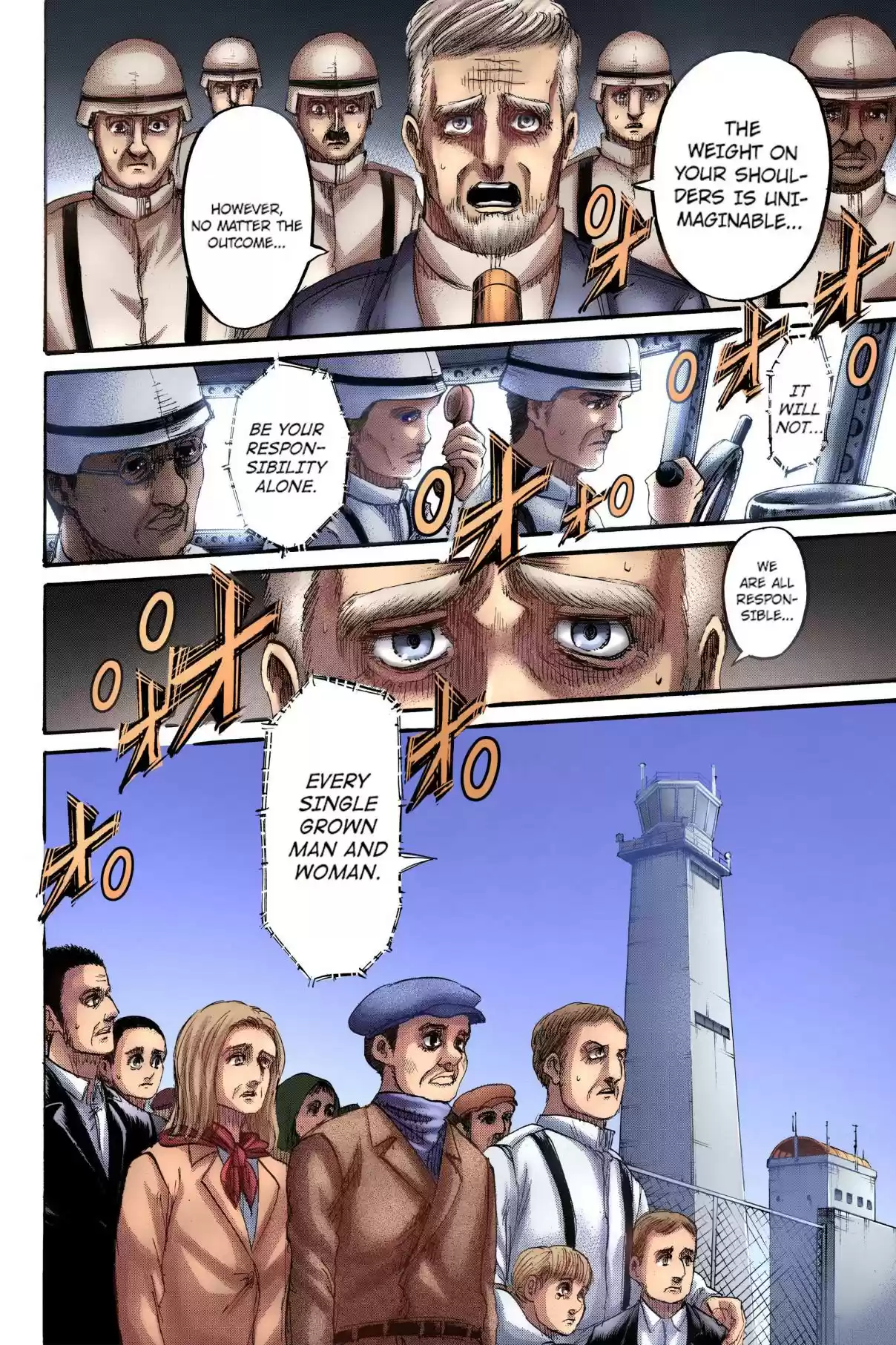 Shingeki no Kyojin (Fan Colored) Vol. 34 Ch. 134 In the Depths of Despair