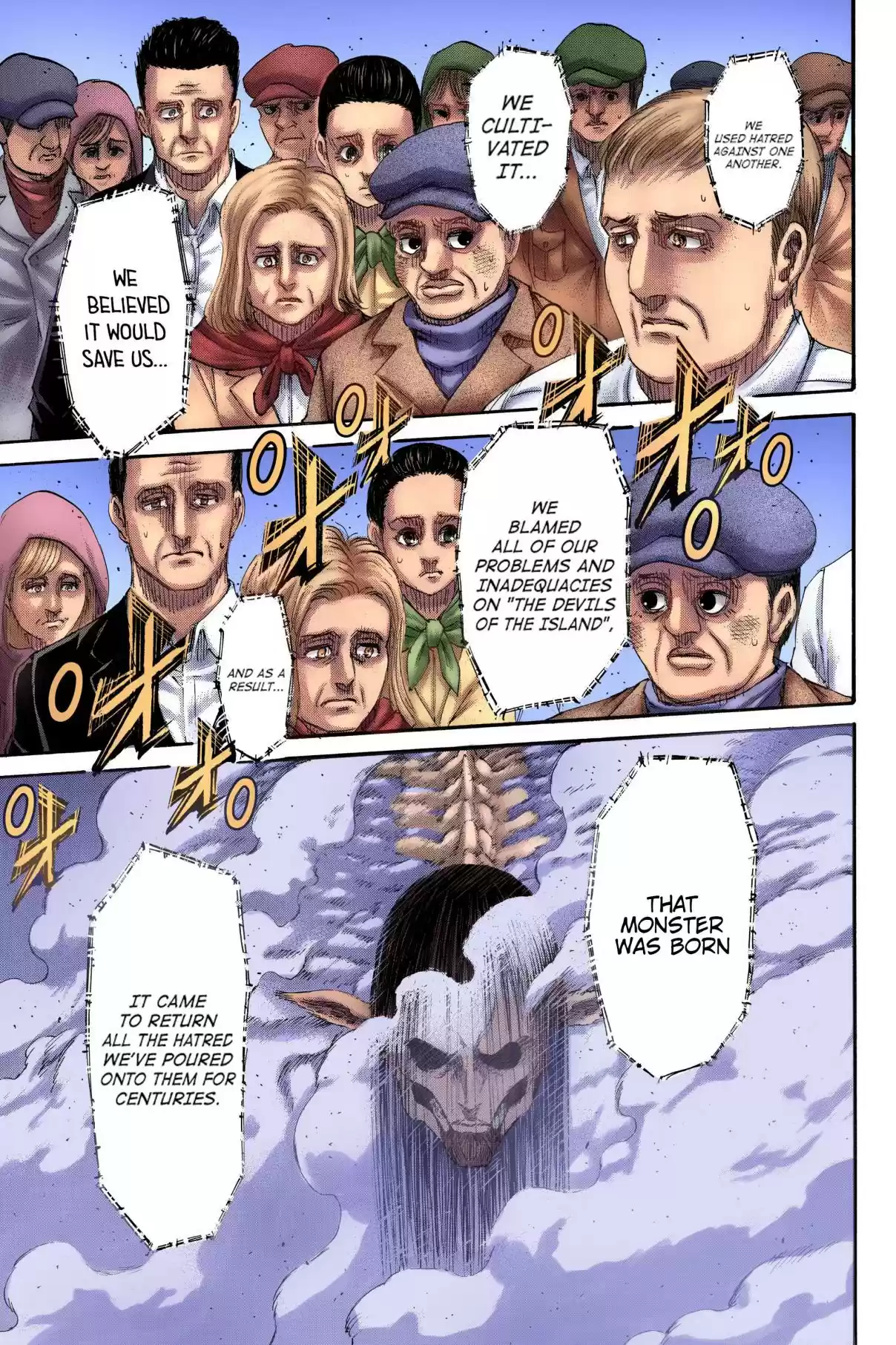 Shingeki no Kyojin (Fan Colored) Vol. 34 Ch. 134 In the Depths of Despair