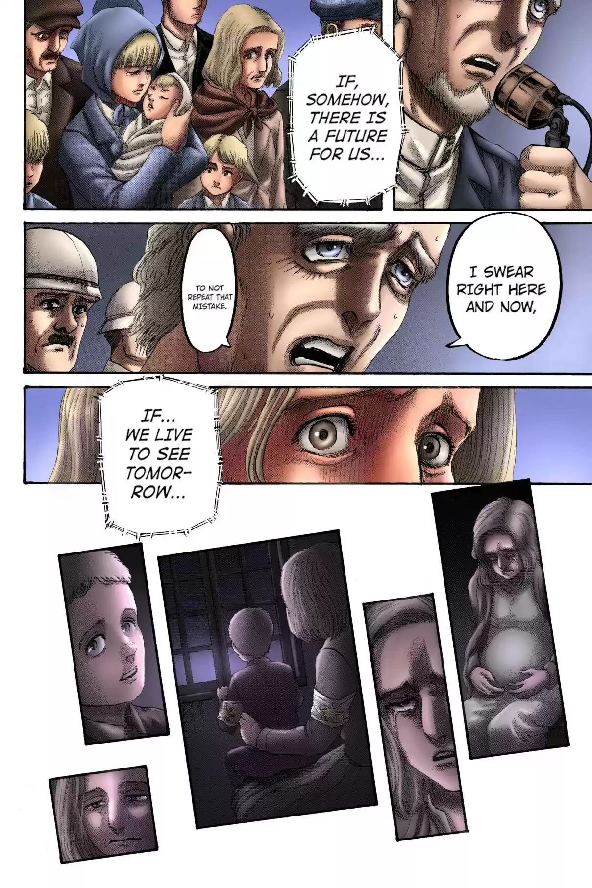 Shingeki no Kyojin (Fan Colored) Vol. 34 Ch. 134 In the Depths of Despair