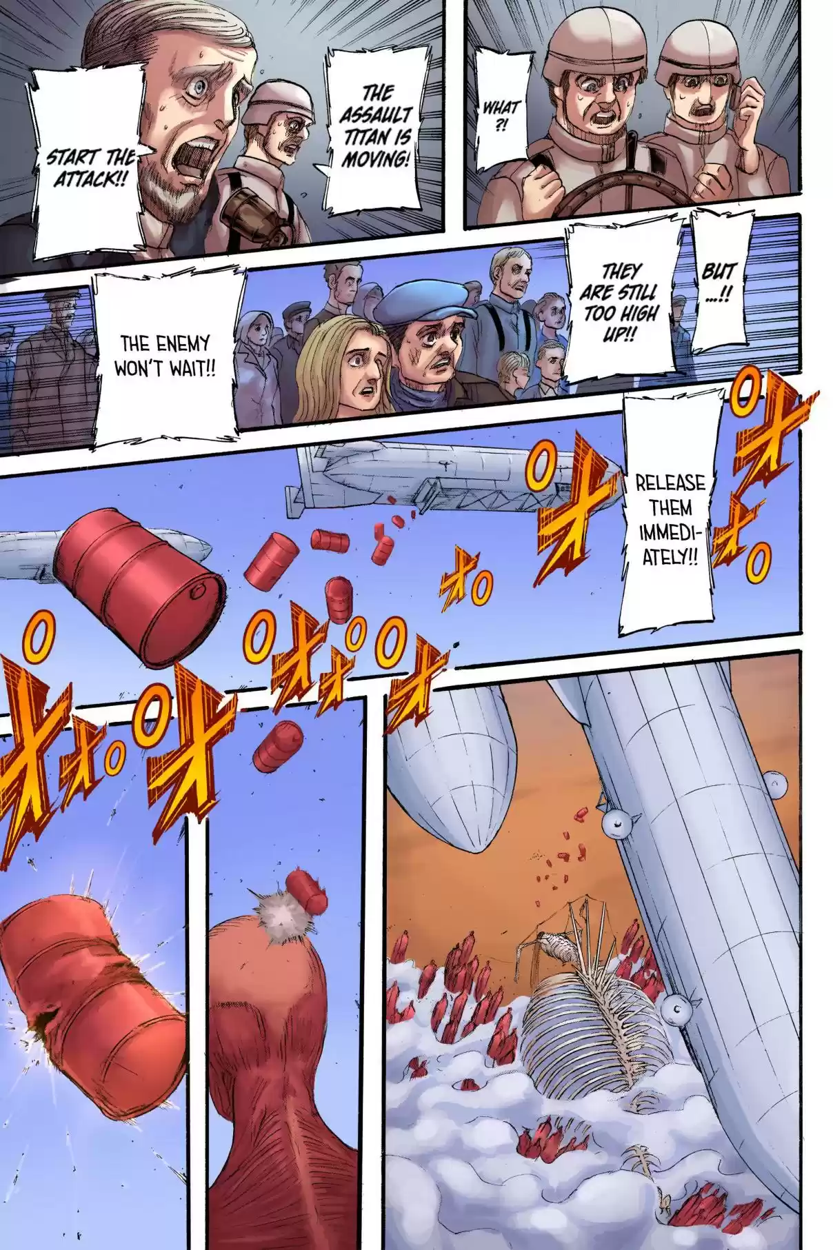 Shingeki no Kyojin (Fan Colored) Vol. 34 Ch. 134 In the Depths of Despair