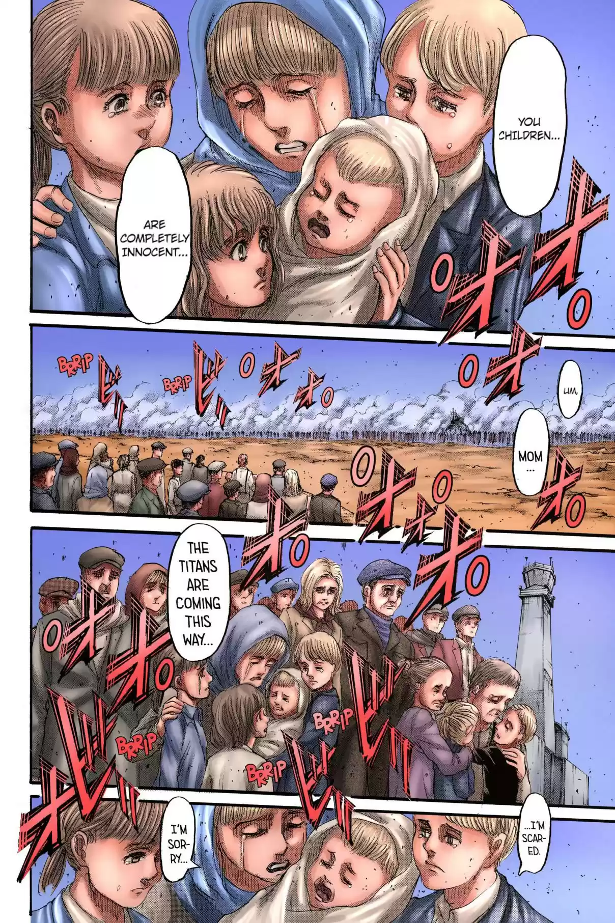 Shingeki no Kyojin (Fan Colored) Vol. 34 Ch. 134 In the Depths of Despair