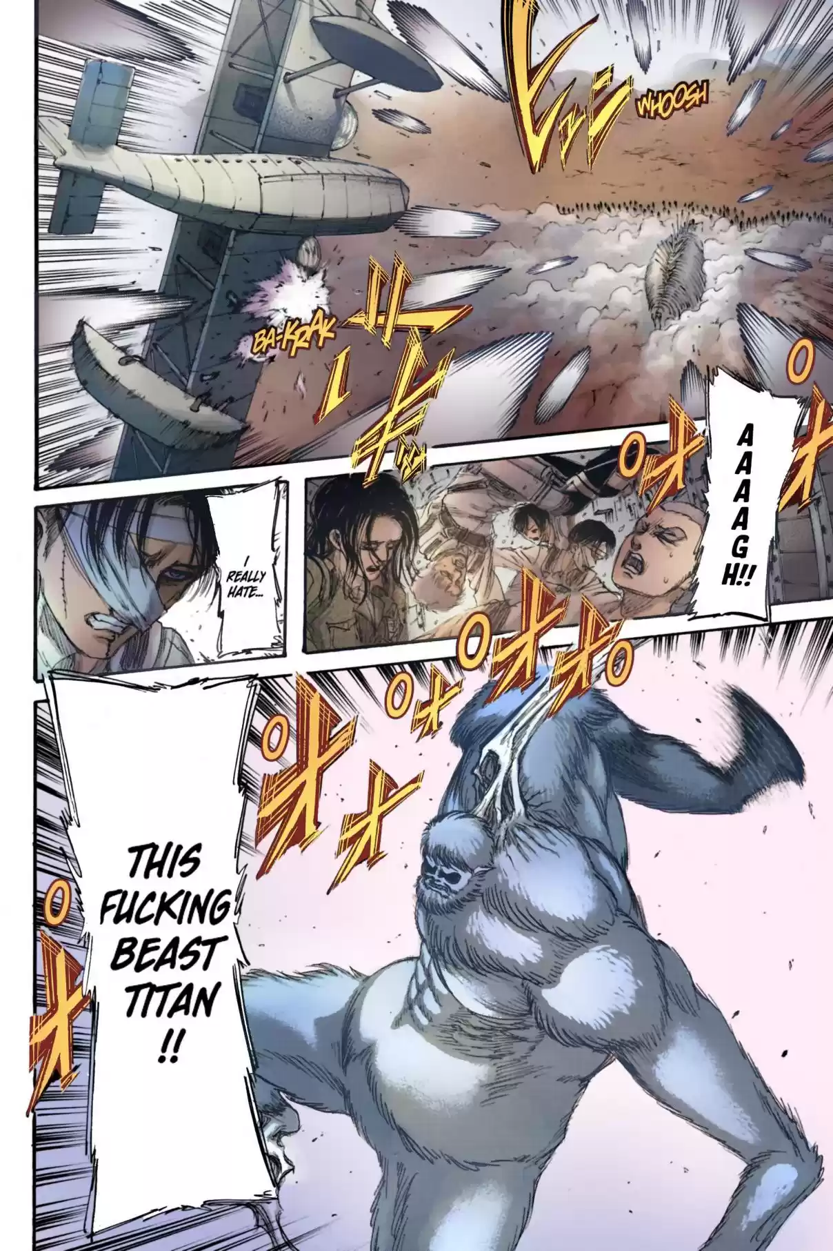 Shingeki no Kyojin (Fan Colored) Vol. 34 Ch. 134 In the Depths of Despair