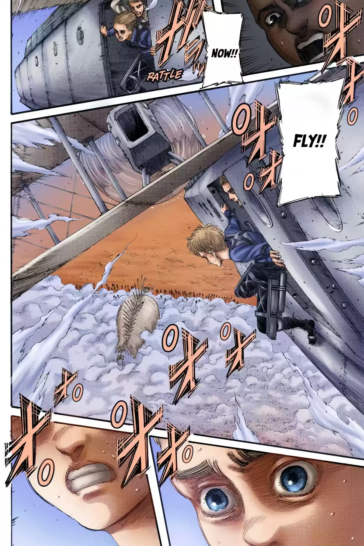 Shingeki no Kyojin (Fan Colored) Vol. 34 Ch. 134 In the Depths of Despair