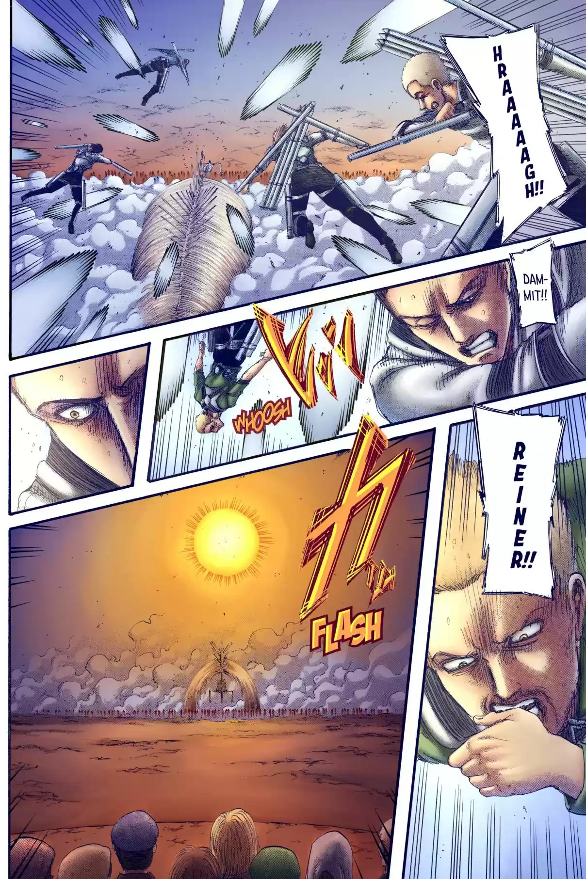 Shingeki no Kyojin (Fan Colored) Vol. 34 Ch. 134 In the Depths of Despair