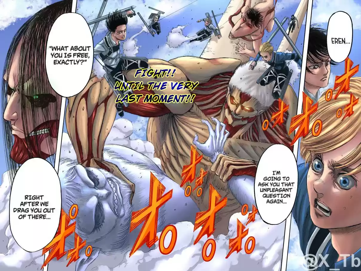 Shingeki no Kyojin (Fan Colored) Vol. 34 Ch. 134 In the Depths of Despair