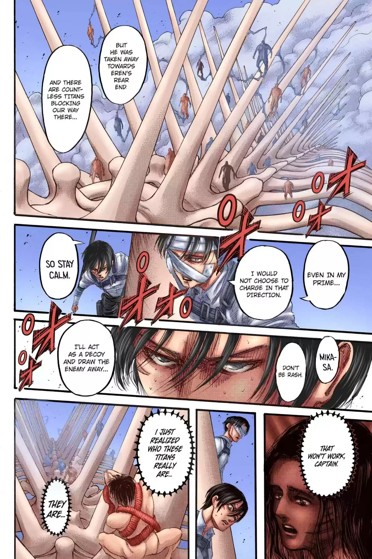 Shingeki no Kyojin (Fan Colored) Vol. 34 Ch. 135 Battle Of Heaven And Earth