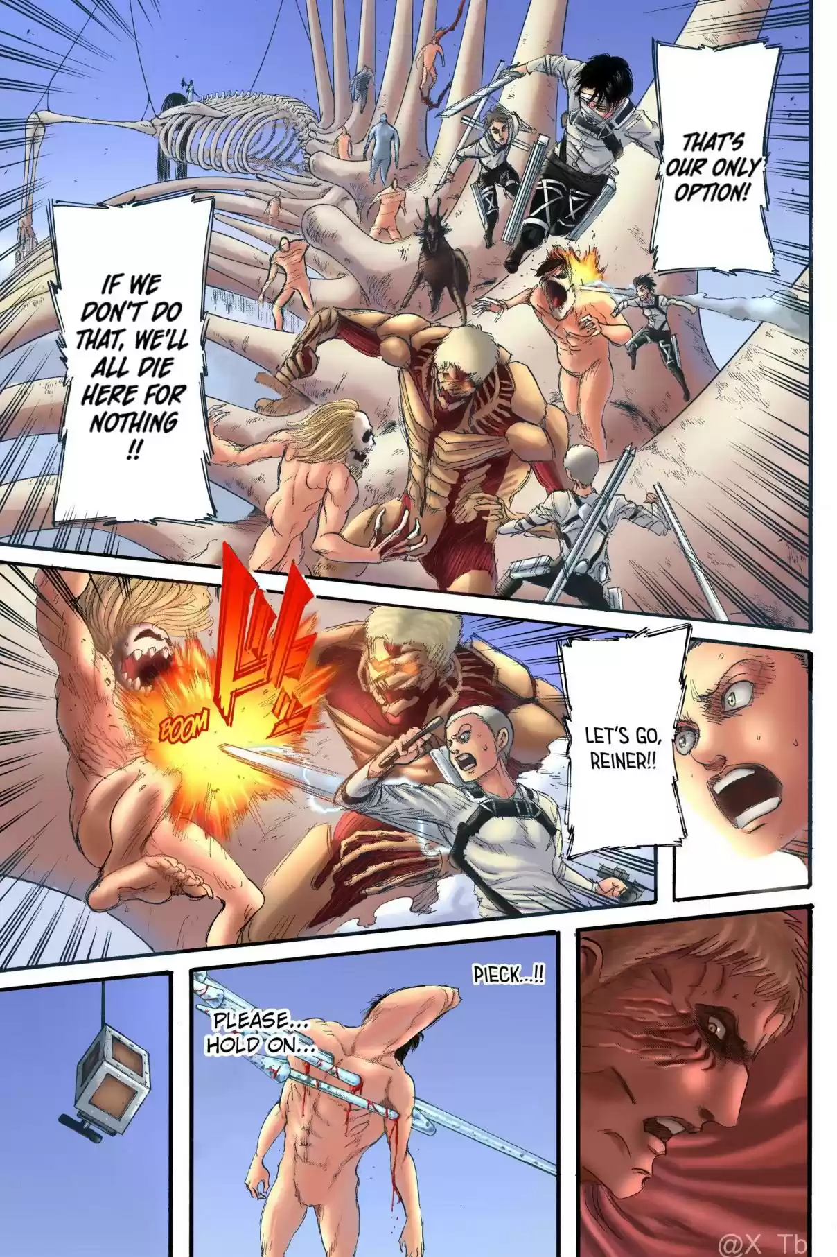 Shingeki no Kyojin (Fan Colored) Vol. 34 Ch. 135 Battle Of Heaven And Earth